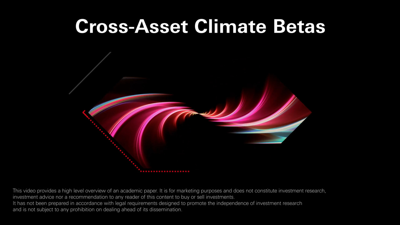 Cross-Asset Climate Beta